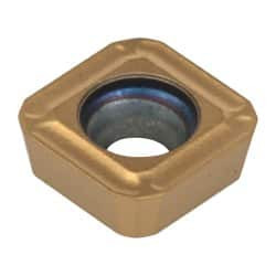 Seco Tools SPGX0602-C1 T400D Carbide Indexable Drill Insert TiAlN/TiN Finish, 6.35mm Inscribed Circle, 2.38mm Thick, 90° Square 74077371 - 01015312