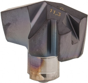 Iscar ICP0445 IC908 Carbide Replaceable Tip Drill TiAlN Finish, 140° Included Angle, 0.445" Diam, 0.26mm High, Through Coolant, Series ICP 5508289 - 43426014