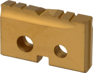 Allied Machine #1 TA SC TIN 59/64" FB Cobalt Spade Drill Insert TiN Finish, 59/64" Diam, 0.1563" Thick, Flat Bottom, Series T-A 151T-.921-FB - 79713475