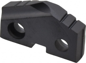 Allied Machine 2 25MM C5 TIALN Carbide Spade Drill Insert TiAlN Finish, 63/64" Diam, 3/16" Thick, 132°, Series T-A 1C52A-25 - 79727871