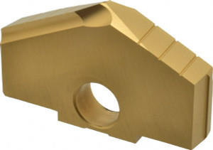 Allied Machine F HP TIN 3-1/8" High Speed Steel Spade Drill Insert TiN Finish, 3-1/8" Diam, 1/2" Thick, 130°, Series F 1026T-0304 - 80694722
