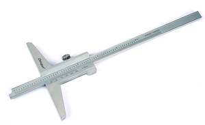 Dasqua Mono Block Depth Vernier Gage, 0-6" Range - 3001-2901