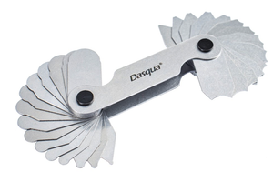 Dasqua 30 Piece 1/32-1/4" X 64ths Concave & Convex Radius Gage Set - 1352-1005 Dasqua 30 Piece 1/32-1/4" X 64ths Concave & Convex Radius Gage Set - 1352-1005