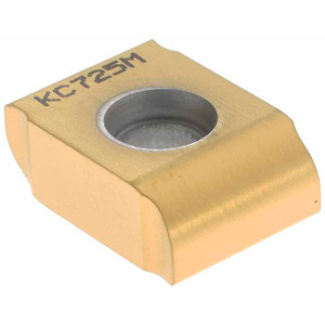 Kennametal LNEU1245R32 KC725M Carbide Milling Insert TiN/TiCN/TiN Finish, 1/2" Long x 0.1772" Thick x 0.378" Wide 1184090 - 01047091