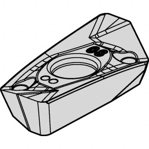 Kennametal EP1408EHD KCPM40 Carbide Milling Insert TiAlN/AlCrN Finish, 0.688" Long x 0.1772" Thick x 0.33" Wide 5545160 - 68467786