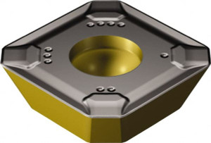 Sandvik Coromant R245-12T3M-KH 3220 Carbide Milling Insert TiCN/Al2O3/TiN Finish, 10mm Long x 5/32" Thick 5744027 - 52065596