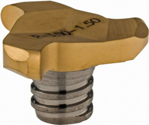 Iscar MM GRIT 18P3.0-1.5 528 Carbide Groove Milling Tip Insert TiCN/TiN Finish, 3 Flutes, 17.7mm Diam, 3.8mm Depth, Series Multimaster 6402865 - 60876026