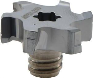 Iscar MMTS.875H250D06T08 328 Carbide T-Slot Mill Tip Insert TiCN Finish, 6 Flutes, 7/8" Diam, 0.19" Depth, Series Multimaster 5603796 - 86583077