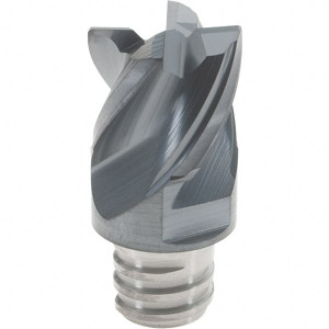 Iscar MMEC120E09R05CF4T08 Carbide End Mill Tip Insert TiAlN Finish, 4 Flutes, 12mm Diam, 9mm Depth, Series ChatterFree, Multimaster 5623028 - 45393378
