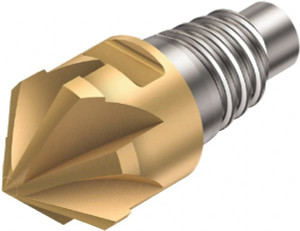 Sandvik Coromant A31616CM80006260G 1030 Carbide Chamfer Mill Tip Insert TiAlN Finish, 8 Flutes, 7mm Diam, 7.7mm Depth, Series CoroMill 316 5722432 - 43914183