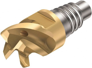 Sandvik Coromant A31620SM450C07508P1030 Carbide End Mill Tip Insert TiAlN Finish, 4 Flutes, 19.05mm Diam, 11.5mm Depth, Series CoroMill 316 6223991 - 03451879