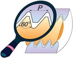 Carmex 11 ER A60 C-5/P-30 Carbide Laydown Threading Insert Uncoated, RH External Partial Profile 60° Thread, 48-16 TPI, 1/4" Inscribed Circle, 0.127" Thick 1/4EXRHA60P - 08701161