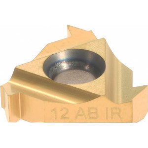 Carmex 16 IR 12 ABUT MXC Carbide Laydown Threading Insert TiN Finish, RH Internal American Buttress Thread, 12 TPI, 3/8" Inscribed Circle, 0.146" Thick 16IR12ABUTMXC - 05769260