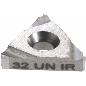 Carmex 16 IR 32UN C-5/P-30 Carbide Laydown Threading Insert Uncoated, RH Internal UN Thread, 32 TPI, 3/8" Inscribed Circle, 0.146" Thick 16IR32UNC-5/P30 - 08704371