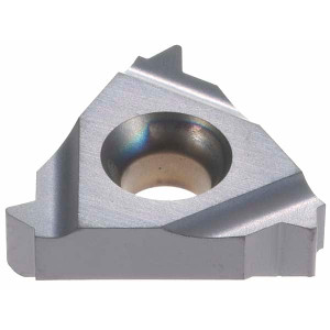 Hertel 16ER12UN HG225TR Carbide Laydown Threading Insert TiAlN Finish, RH External UN Thread, 12 TPI, 3/8" Inscribed Circle, 0.146" Thick 16ER12UNHG225TR - 44174076