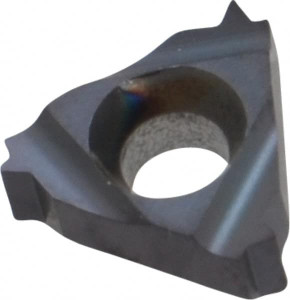 Hertel 11 IR 18 UNJ HG225TR Carbide Laydown Threading Insert TiAlN Finish, RH Internal UNJ Thread, 18 TPI, 1/4" Inscribed Circle, 0.127" Thick 11IR18UNJHG225T - 44174555