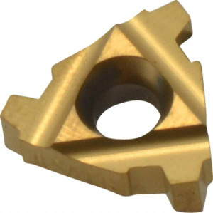 Hertel 16ER6 HG330TR Carbide Laydown Threading Insert TiC/TiN Finish, RH External Stub Acme Thread, 6 TPI, 3/8" Inscribed Circle, 0.146" Thick H05768106 - 53440194