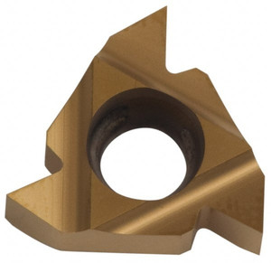 Hertel 16ERZ8NPT HG330TR Carbide Laydown Threading Insert TiAlN Finish, RH External NPT Thread, 8 TPI, 3/8" Inscribed Circle, 4.1mm Thick 16ERZ8NPTHG330T - 72753478