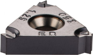 Iscar 16ERM 1.25 IS0 IC908 Carbide Laydown Threading Insert TiAlN Finish, RH External ISO Thread, 3/8" Inscribed Circle, 0.143" Thick 5901562 - 05361001