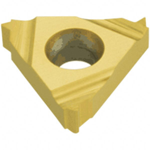 Iscar 22ER 5 STACME IC908 Carbide Laydown Threading Insert TiAlN Finish, RH External Stub Acme Thread, 5 TPI, 1/2" Inscribed Circle, 0.188" Thick 5902163 - 05362223