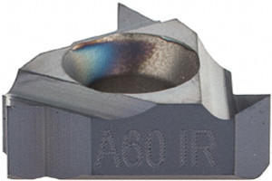 Iscar 11IRA60 IC908 Carbide Laydown Threading Insert TiAlN Finish, RH Internal Partial Profile 60° Thread, 48-16 TPI, 1/4" Inscribed Circle, 0.126" Thick 5901906 - 67138511