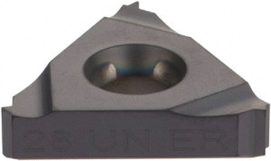 Iscar 16ER 28 UN IC908 Carbide Laydown Threading Insert TiAlN Finish, RH External UN Thread, 28 TPI, 3/8" Inscribed Circle, 0.143" Thick 5902002 - 82049222