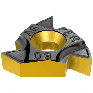 Iscar 16ERAG55 IC908 Carbide Laydown Threading Insert TiAlN Finish, RH External Partial Profile 55° Thread, 48-8 TPI, 3/8" Inscribed Circle, 0.143" Thick 5901950 - 05361449