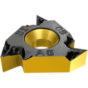 Iscar 27ELQ60 IC228 Carbide Laydown Threading Insert TiCN/TiN Finish, LH External Partial Profile 60° Thread, 4.5-4 TPI, 5/8" Inscribed Circle, 0.251" Thick 5902109 - 91128702