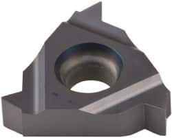 Kennametal LT16ER115NPT KC5025 Carbide Laydown Threading Insert TiAlN Finish, RH External NPT Thread, 11.5 TPI, 3/8" Inscribed Circle, 3.44mm Thick 1743772 - 63434484