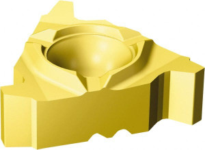 Sandvik Coromant 266LG22AC01F040E 1020 Carbide Laydown Threading Insert TiN Finish, LH External Acme Thread, 4 TPI, 1/2" Inscribed Circle, 5.56mm Thick 5757654 - 52085461