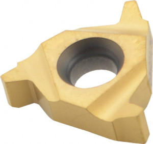 Seco Tools 16NR 8ACME CP500 Carbide Laydown Threading Insert TiAlN/TiN Finish, RH Internal Acme Thread, 8 TPI, 3/8" Inscribed Circle, 0.1366" Thick 00064736 - 09216805