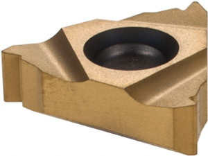 Seco Tools 16EL 16UN CP500 Carbide Laydown Threading Insert TiAlN/TiN Finish, LH External UN Thread, 16 TPI, 9.53mm Inscribed Circle, 3.47mm Thick 00046335 - 72651227