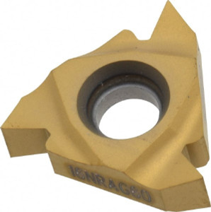 Seco Tools 16NRAG60 CP500 Carbide Laydown Threading Insert TiAlN/TiN Finish, RH Internal Partial Profile 60° Thread, 48-8 TPI, 3/8" Inscribed Circle, 0.1366" Thick 00064785 - 78121597
