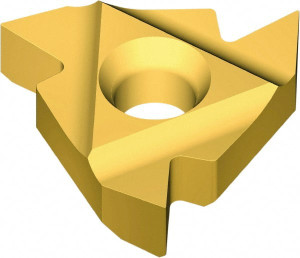 Vargus 5IR4API382 VKX Carbide Laydown Threading Insert TiN Finish, RH Internal API Thread, 4 TPI, 15.88mm Inscribed Circle, 6.35mm Thick 59294 - 46804993