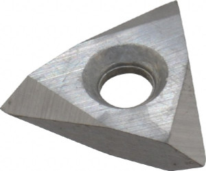 Value Collection TNMC-32 NV C-5 Carbide On-Edge Threading Inserts Uncoated, Neutral Cut, Internal/External, 60° V, 8-20 Int TPI, 8-36 Ext TPI, 3/8" Inscribed Circle, 1/8" Thick 43652 - 04107520