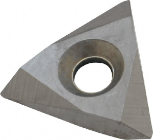 Value Collection TNMC-43 NV C-5 Carbide On-Edge Threading Inserts Uncoated, Neutral Cut, Internal/External, 60° V, 6-12 Int TPI, 6-20 Ext TPI, 1/2" Inscribed Circle, 3/16" Thick 43664 - 04107629