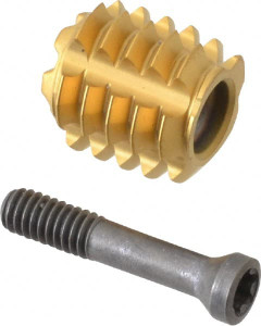 LMT Fette M10mm, 1mm TPI, Carbide Replaceable Tip Thread Forming Tap Insert TiCN Coated 1403202 - 53424388