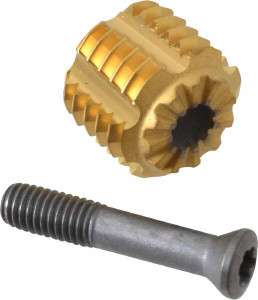LMT Fette M16mm, 2mm TPI, Carbide Replaceable Tip Thread Forming Tap Insert TiCN Coated 1403108 - 88302112