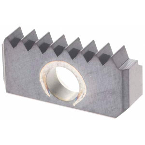 Carmex 12-18 NPTF MT7 Carbide Thread Mill Insert TiAlN Finish, Internal/External, NPTF, 18 TPI 12-18NPTFMT7 - 00301093