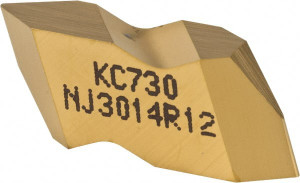 Kennametal NJ3014R12 KC730 Carbide Threading Insert TiN Finish, External, UNJ, 12 TPI, Series Top Notch 1113003 - 40622763