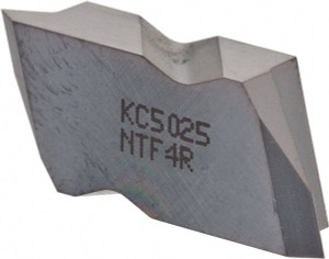 Kennametal NTF4R KC5025 Carbide Threading Insert TiAlN Finish, Internal/External, Partial Profile 60°, 1-2.5mm, 0.6-2.5mm, Series Top Notch 1796153 - 57255200