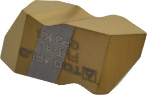 Tool-Flo FLT-4L GP3 Carbide Threading Insert TiN Finish, Internal/External, 60° V, 4-12 TPI, 4-20 TPI, Series Flo-Lock 604600LJ5A - 85565075