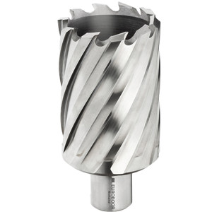 Euroboor HSS Annular Cutter, 1-1/4" Weldon Shank, 3-11/16" Dia x 2" Cut Depth - HCL.3-11/16