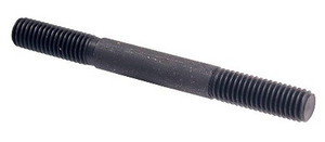 Precise Alloy Steel Clamping Stud, 3/8"-16 Thread, 2" Length - 3436-3318