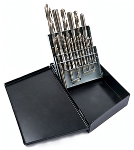 Precise 18 Piece #6-1/2" High Speed Steel Tap & Drill Combo Set - 1011-0019