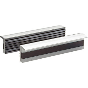 Yost Model MR-350 5 Inch Magnetic Aluminum Vise Jaw Caps with Rubber Surface - 56473