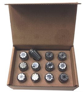 Precise 12 Piece ER-20 Collet Set, 1/16 To 1/2" - 3900-5205