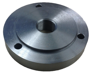 Precise 1/2"-20 Threaded Backplate for 3-Jaw Chuck, 3" Size, 2.6" Bolt Circle - 3900-3109