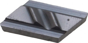 Kennametal NPR51 KC5010 Carbide Profiling Insert TiAlN Finish, RH, 6.35mm Wide x 1/8" Thick, 1/64" Corner Radius, Series Top Notch 1849058 - 04416293