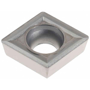 Hertel CPGT21.51 HT115CR Cermet Turning Insert Uncoated, Neutral, 6mm Long, 1/4" Inscribed Circle, 1/64" Corner Radius, 80° Diamond 8851965 - 07577885